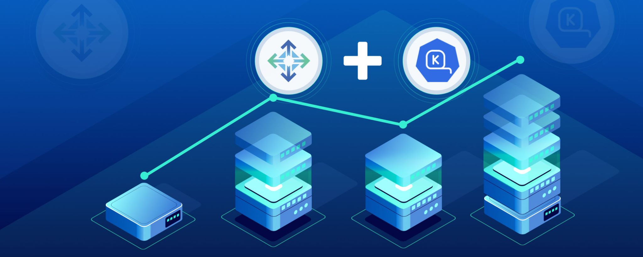 Infrastructure-style documentation hero visual